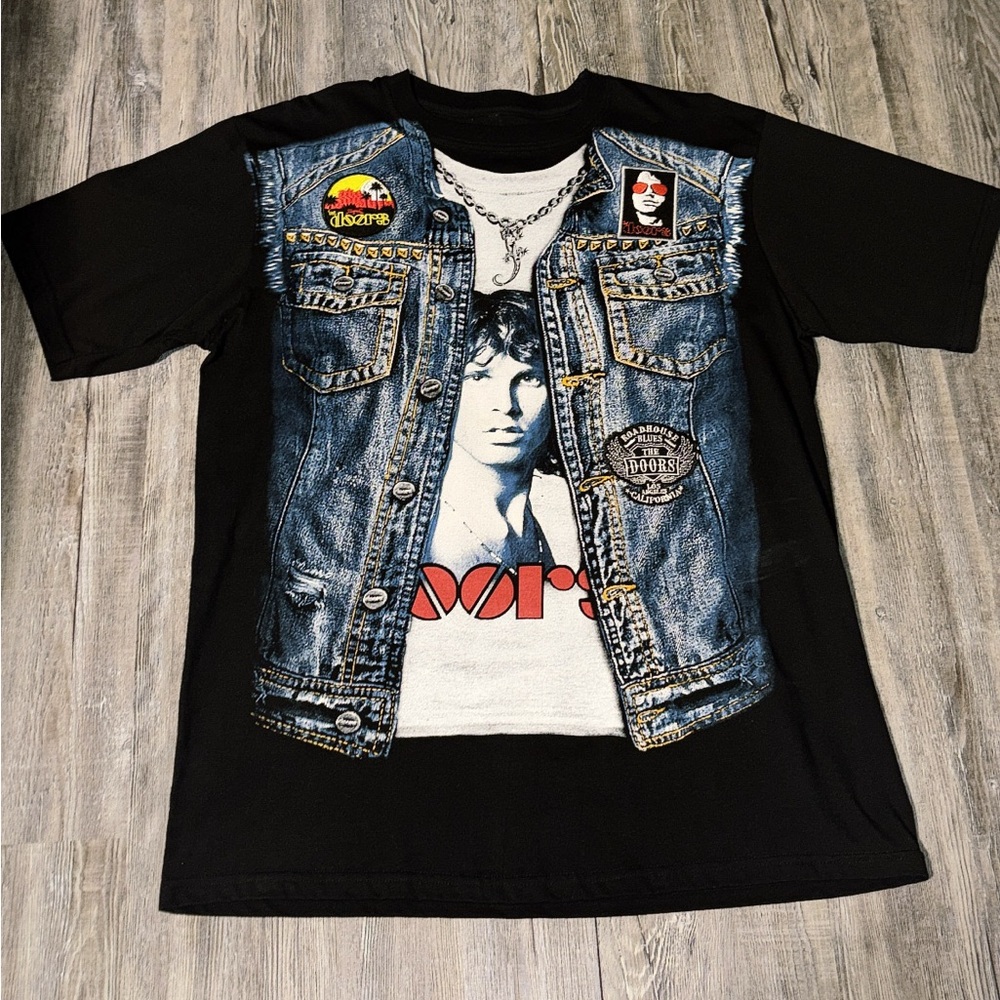 Very Rare Jim morrison vintage embroidered shirt